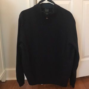 Jos A Bank half zip sweater